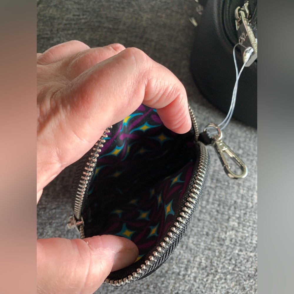 CXL by Christian LaCroix Black Pebble Camera Bag Crossbody Style Handbag NWT🌴 - Picture 6 of 11